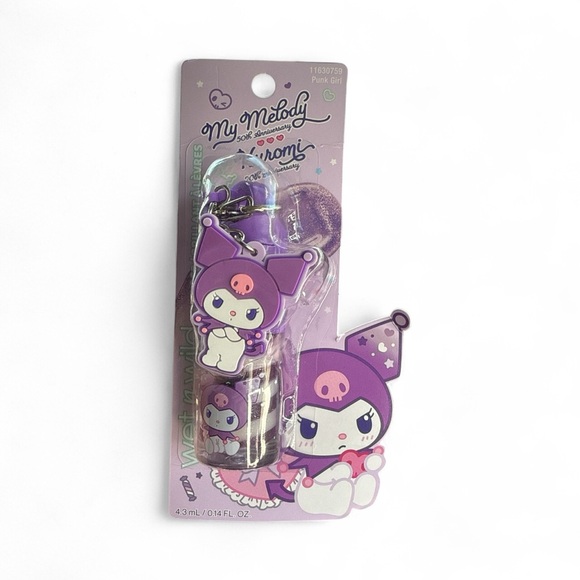 wet n wild Other - Kuromi 20th Anniversary Lip Gloss in Punk Girl with a Keychain & Charm
